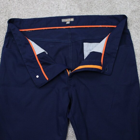 Peter Millar EB66 Pants Mens 38x30 Blue Crown Sport 100% Polyester w/ 30" inseam - Picture 11 of 15